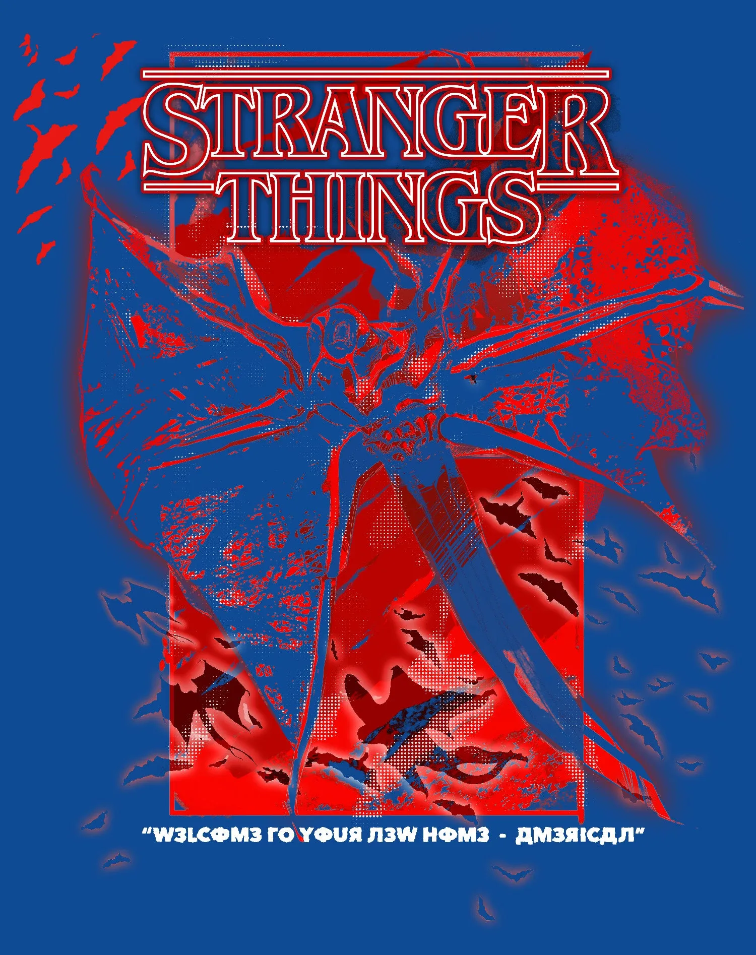 Stranger Things Demobat Poster America Sweatshirt