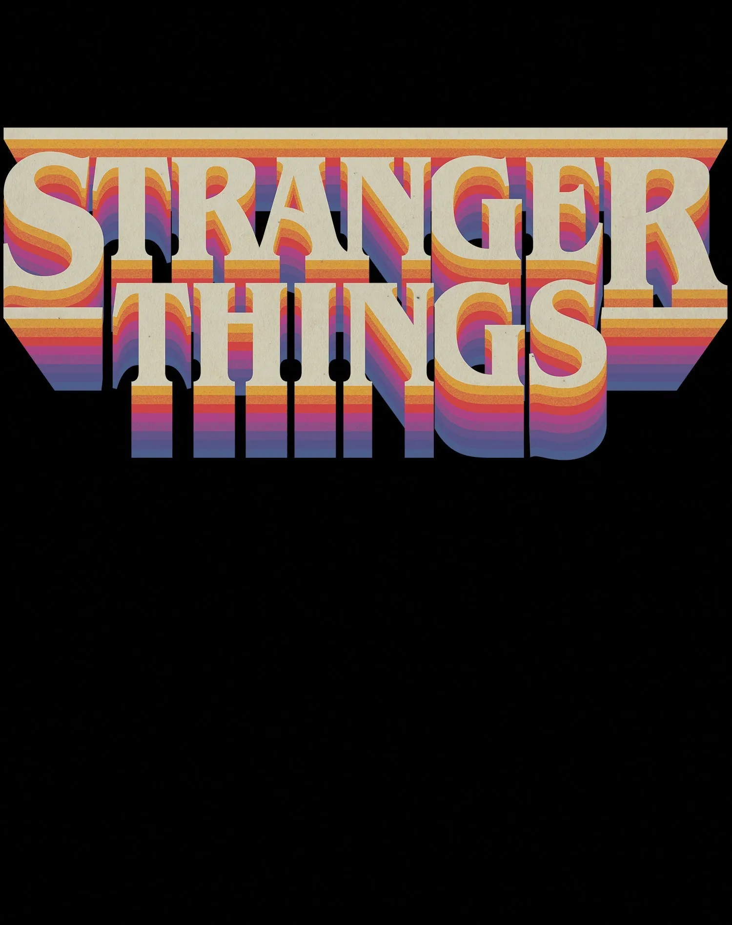 Stranger Things Logo Retro Trip Women's T-shirt