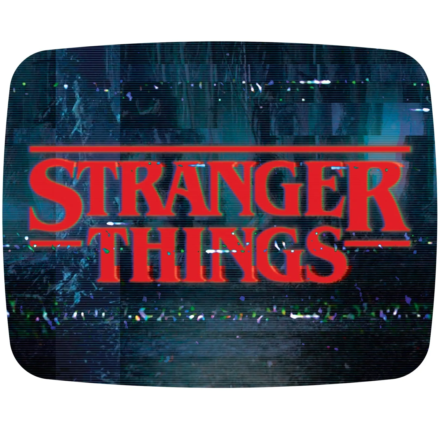 Stranger Things Logo TV Screen Men's T-Shirt