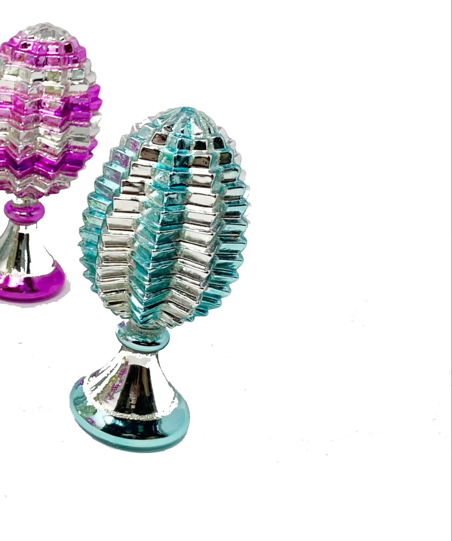 Striped Pedestal Egg - Assorted