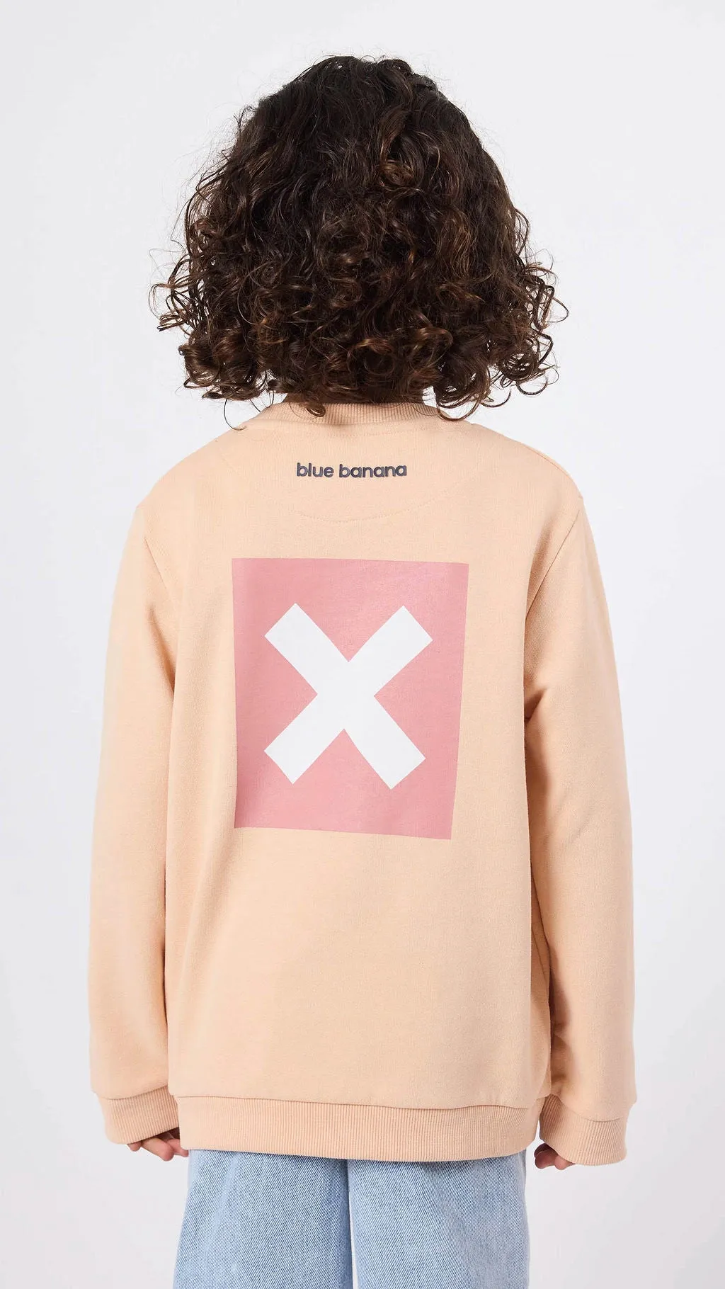 SUDADERA KIDS NATURE APRICOT