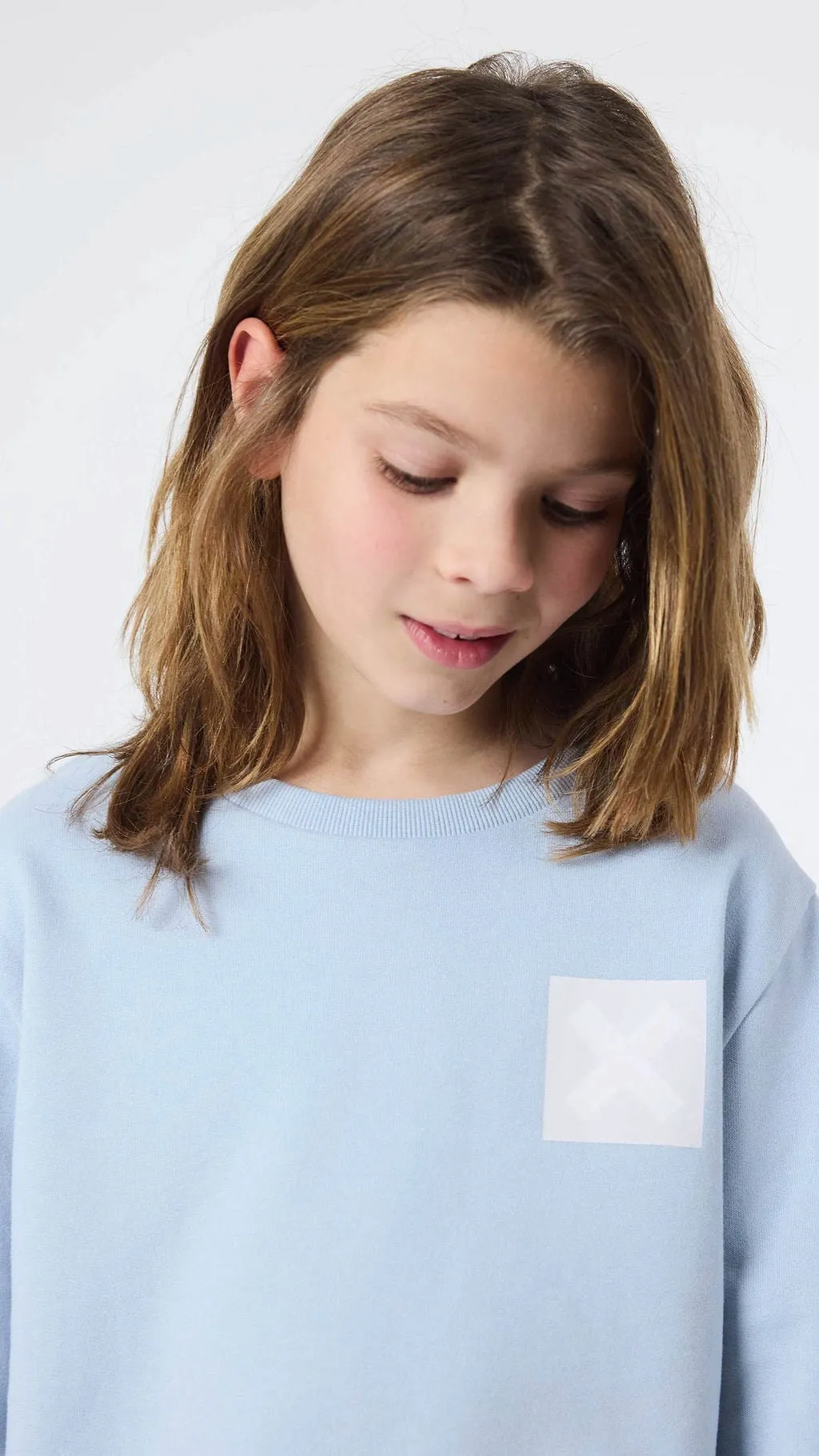 SUDADERA KIDS NATURE ICE BLUE