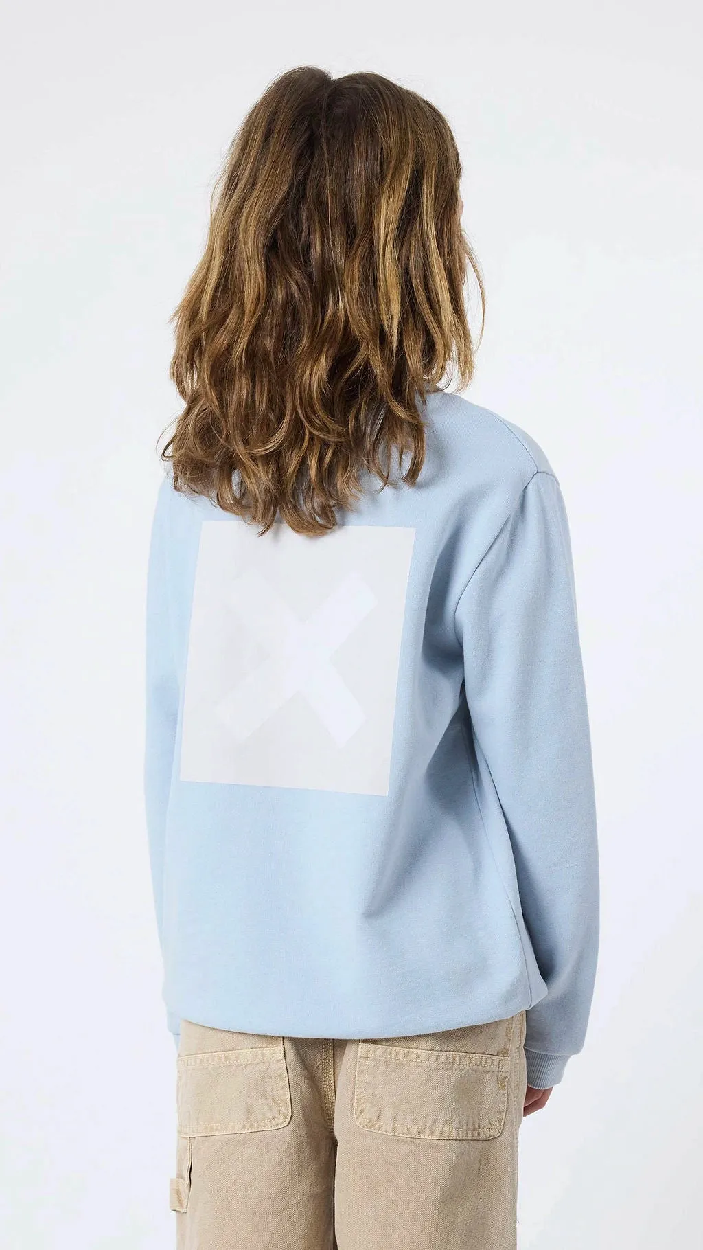 SUDADERA KIDS NATURE ICE BLUE