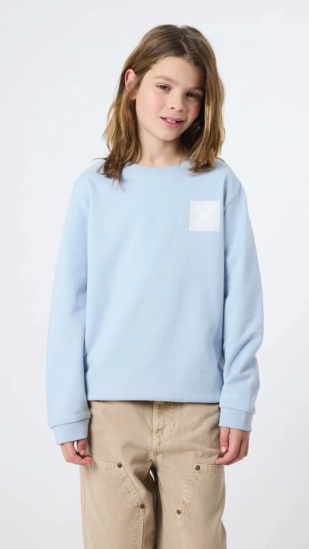 SUDADERA KIDS NATURE ICE BLUE