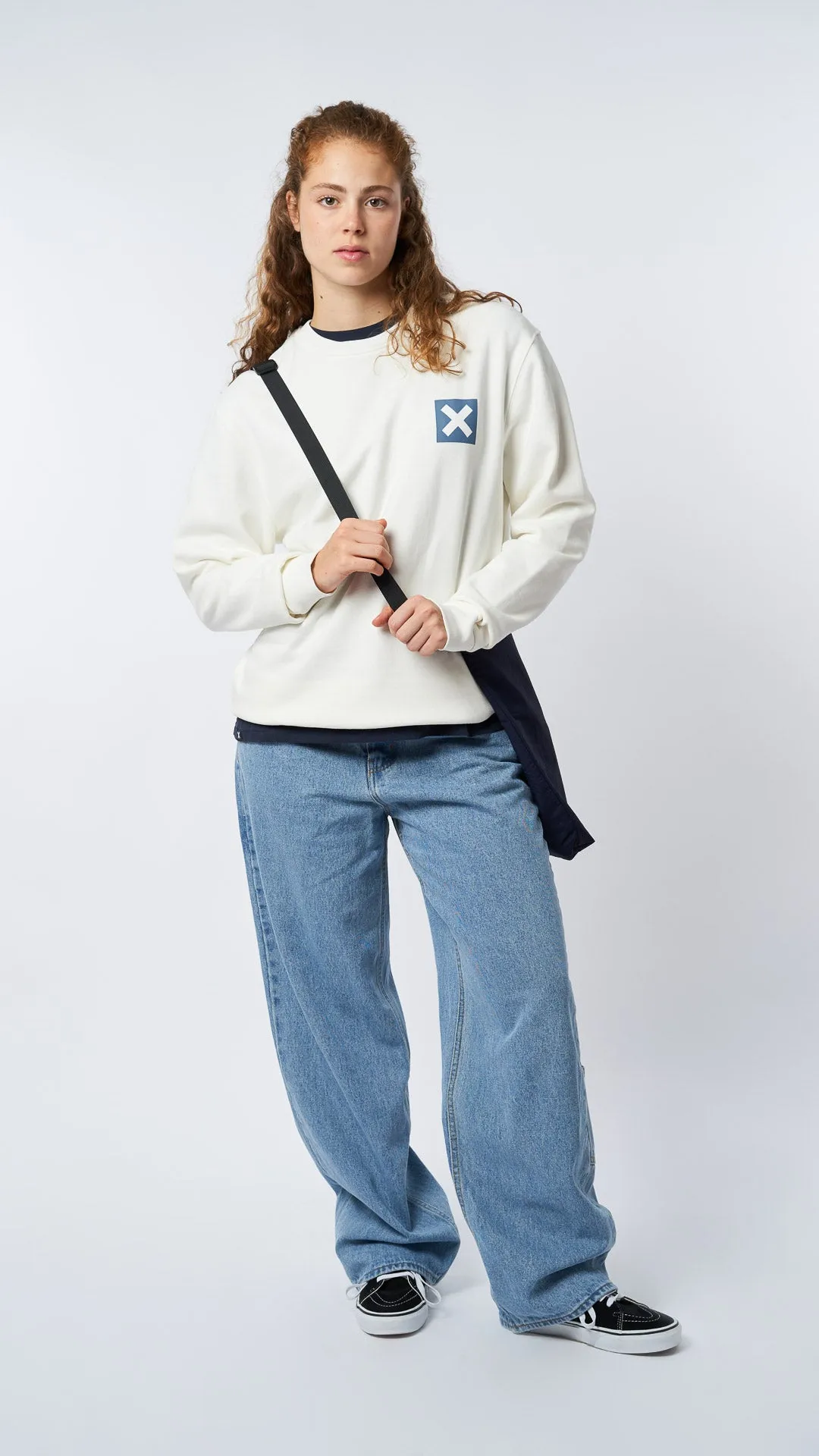 SUDADERA NATURE BLANCO ROTO