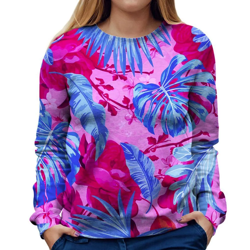 Summer Blues Womens Sweatshirt