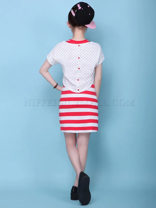sun and stripes dress