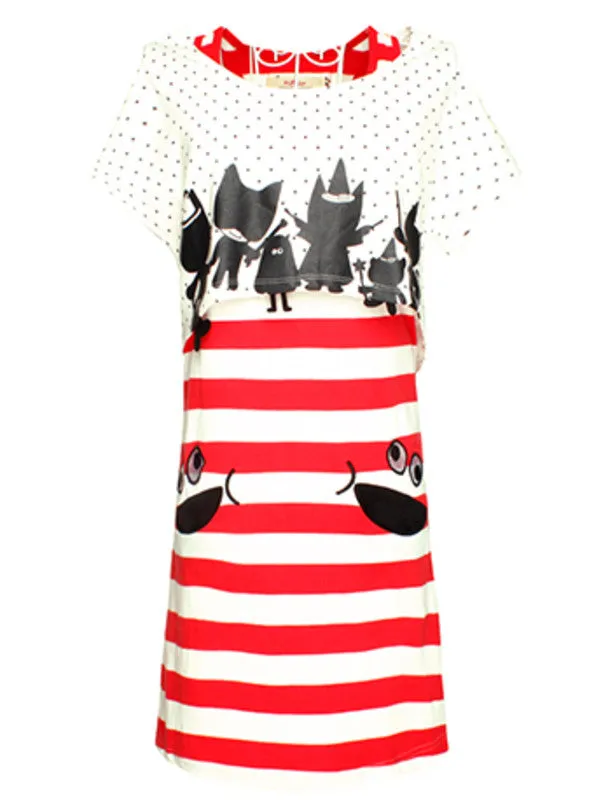 sun and stripes dress