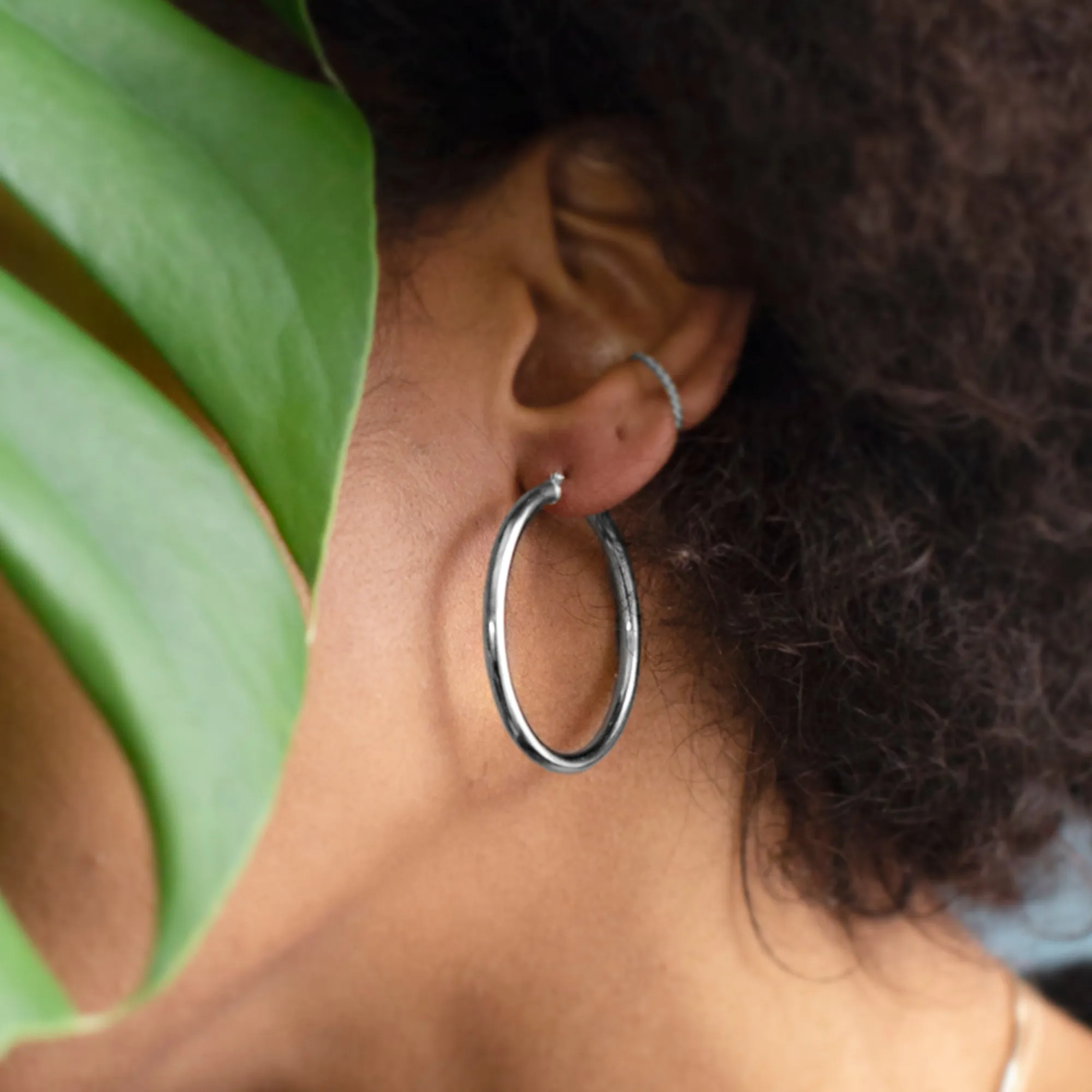 The Gold Rope Ear Cuff | 14K White Gold
