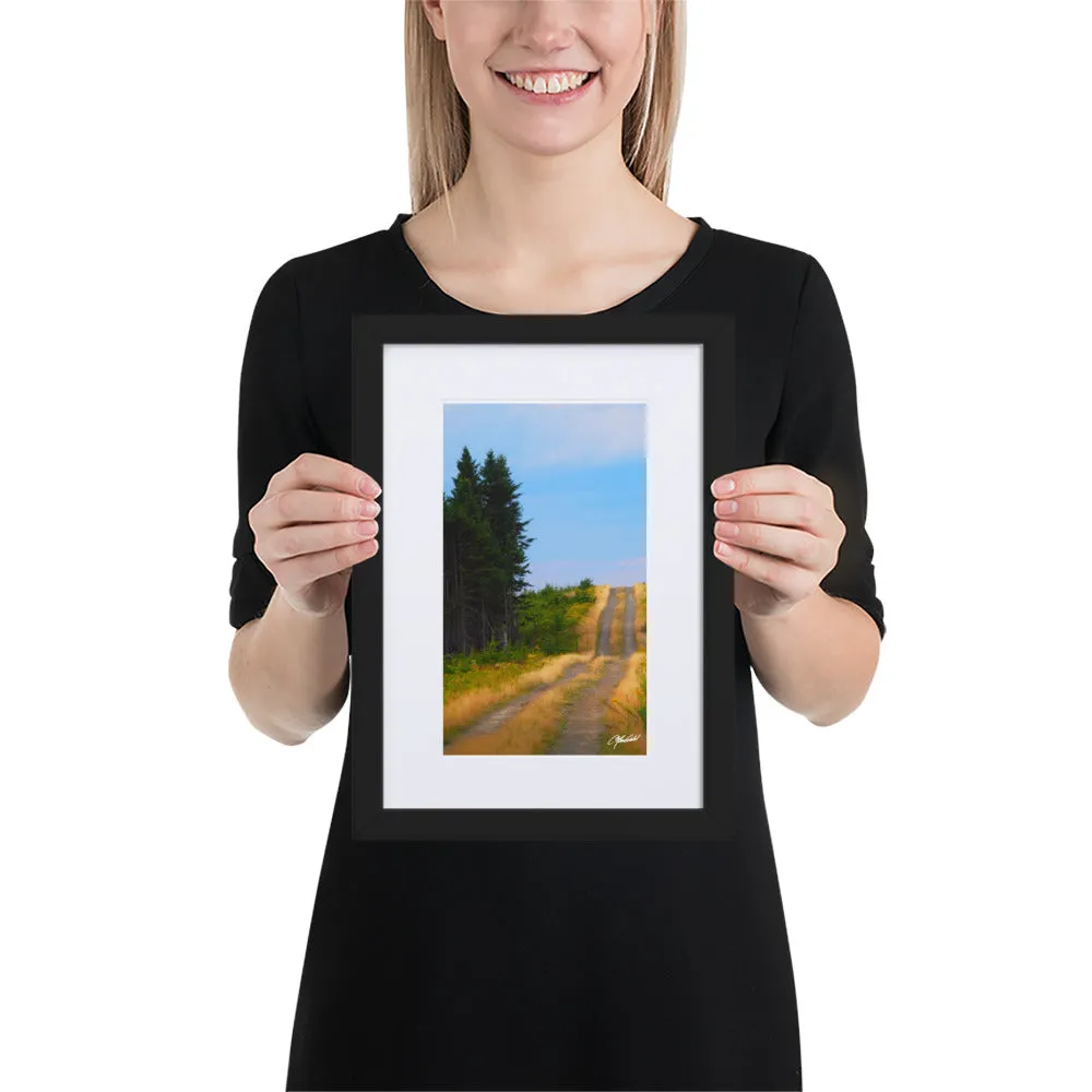 The Road to Adventure Framed Print