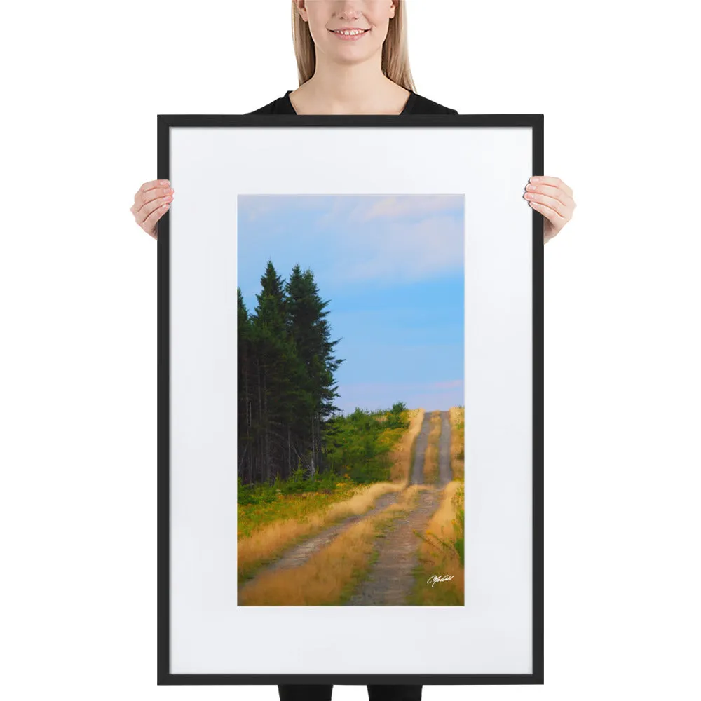 The Road to Adventure Framed Print