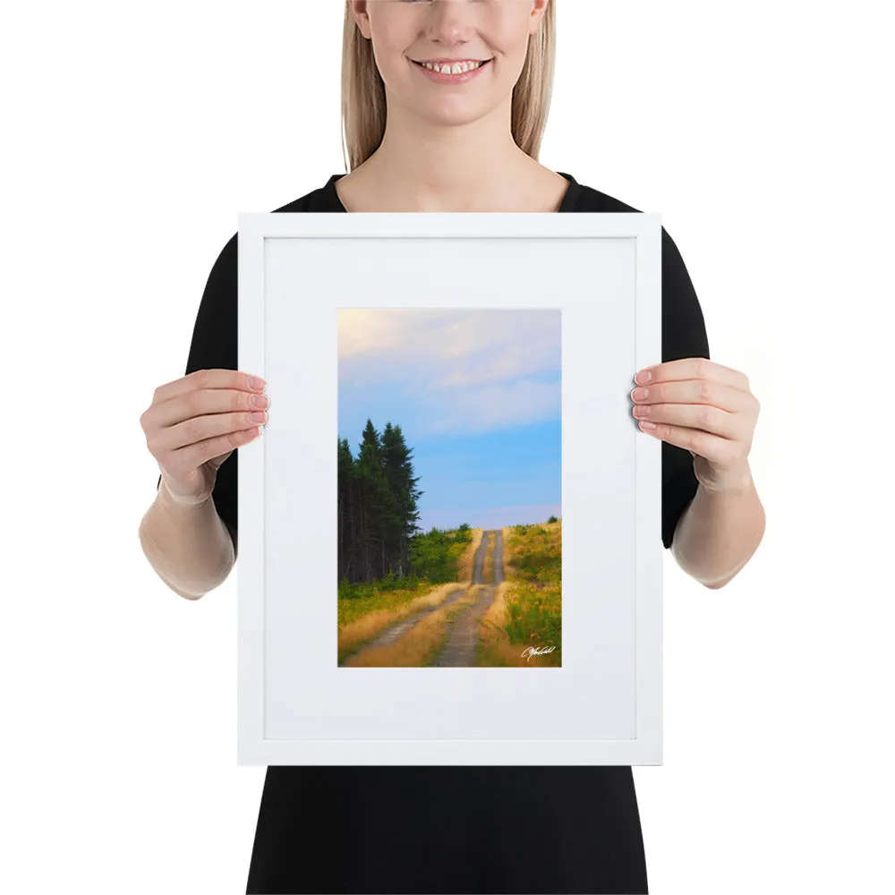 The Road to Adventure Framed Print