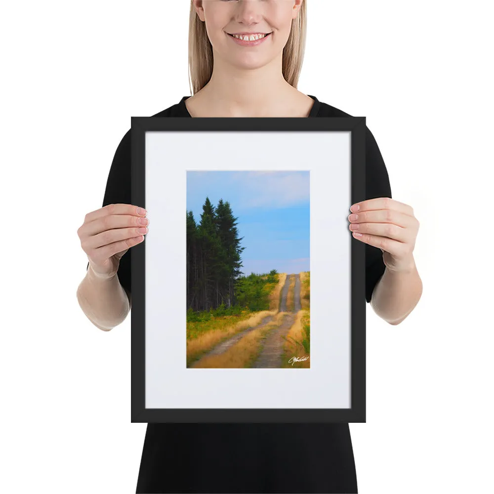 The Road to Adventure Framed Print