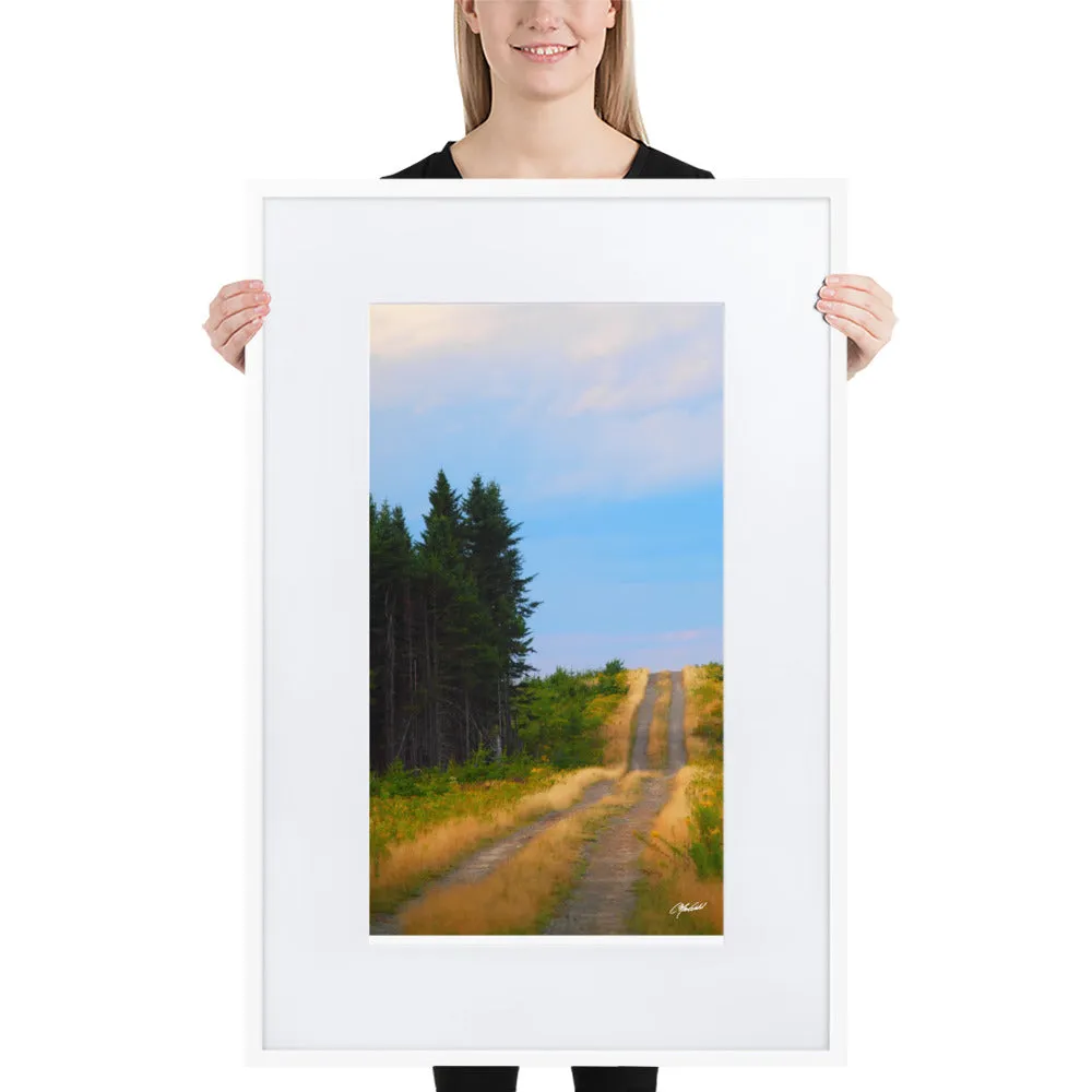 The Road to Adventure Framed Print