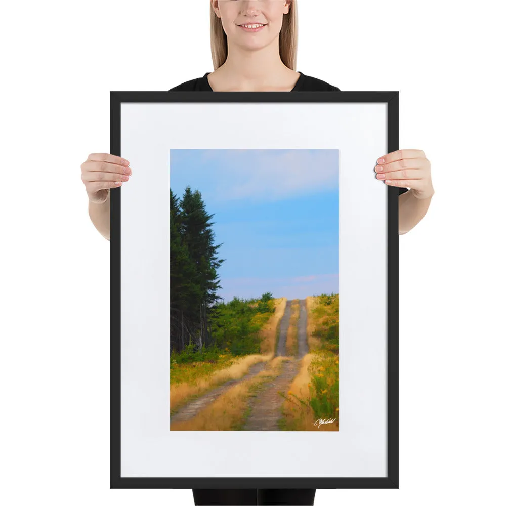 The Road to Adventure Framed Print