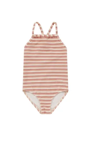 The Sky One-Piece Swimsuit by Rylee   Cru - Pink Stripe - BABY