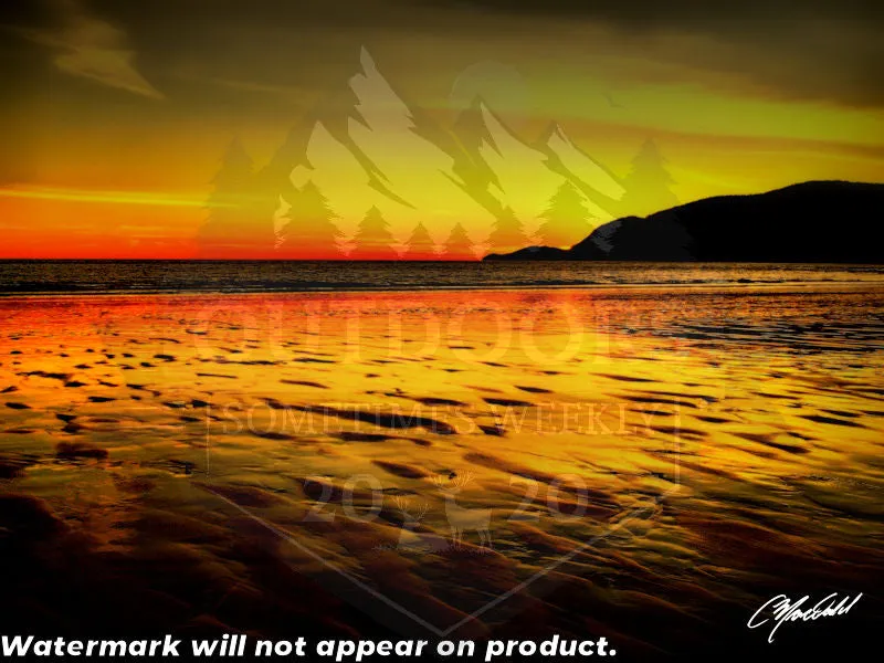 The Sunset Shore Canvas