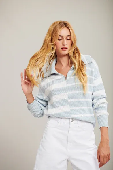 The Wyatt Sweater In High Tide