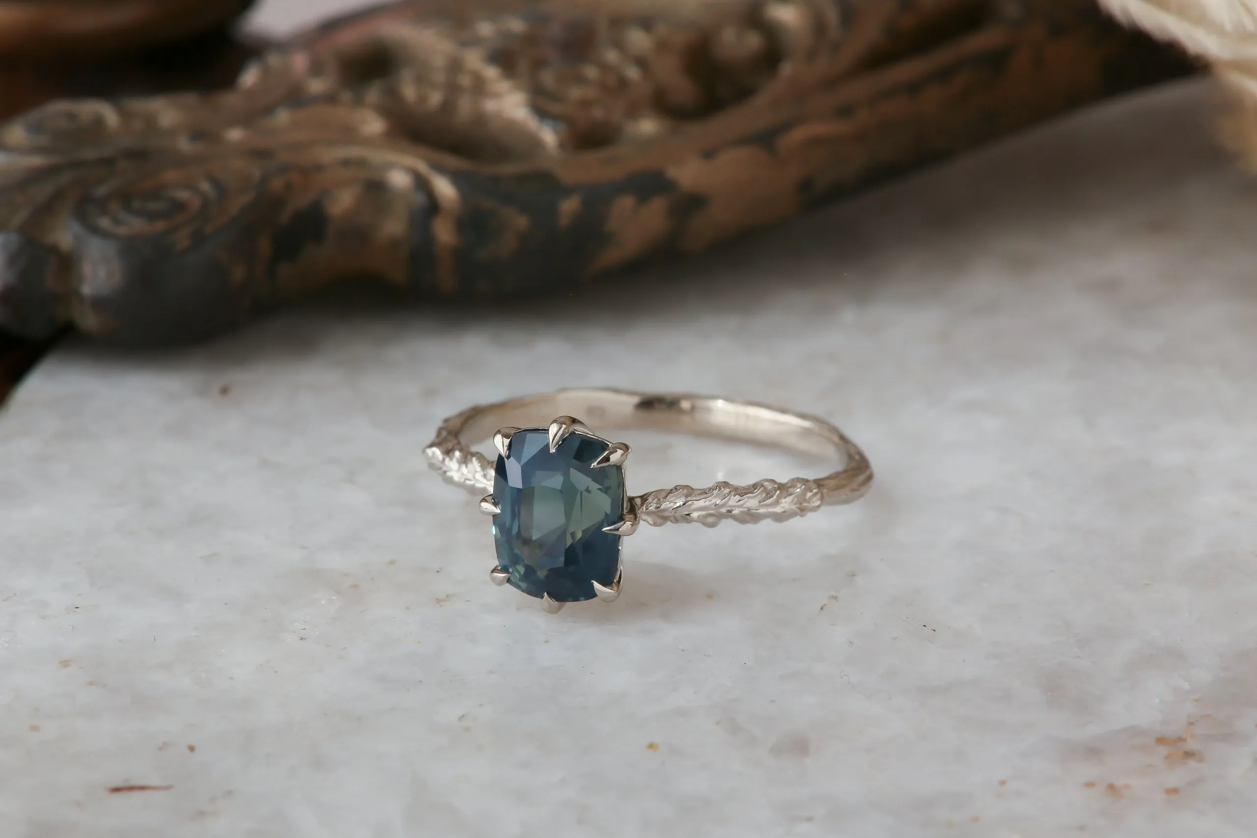 The Wyvern Heirloom Setting - Solitaire Engagement Ring Setting