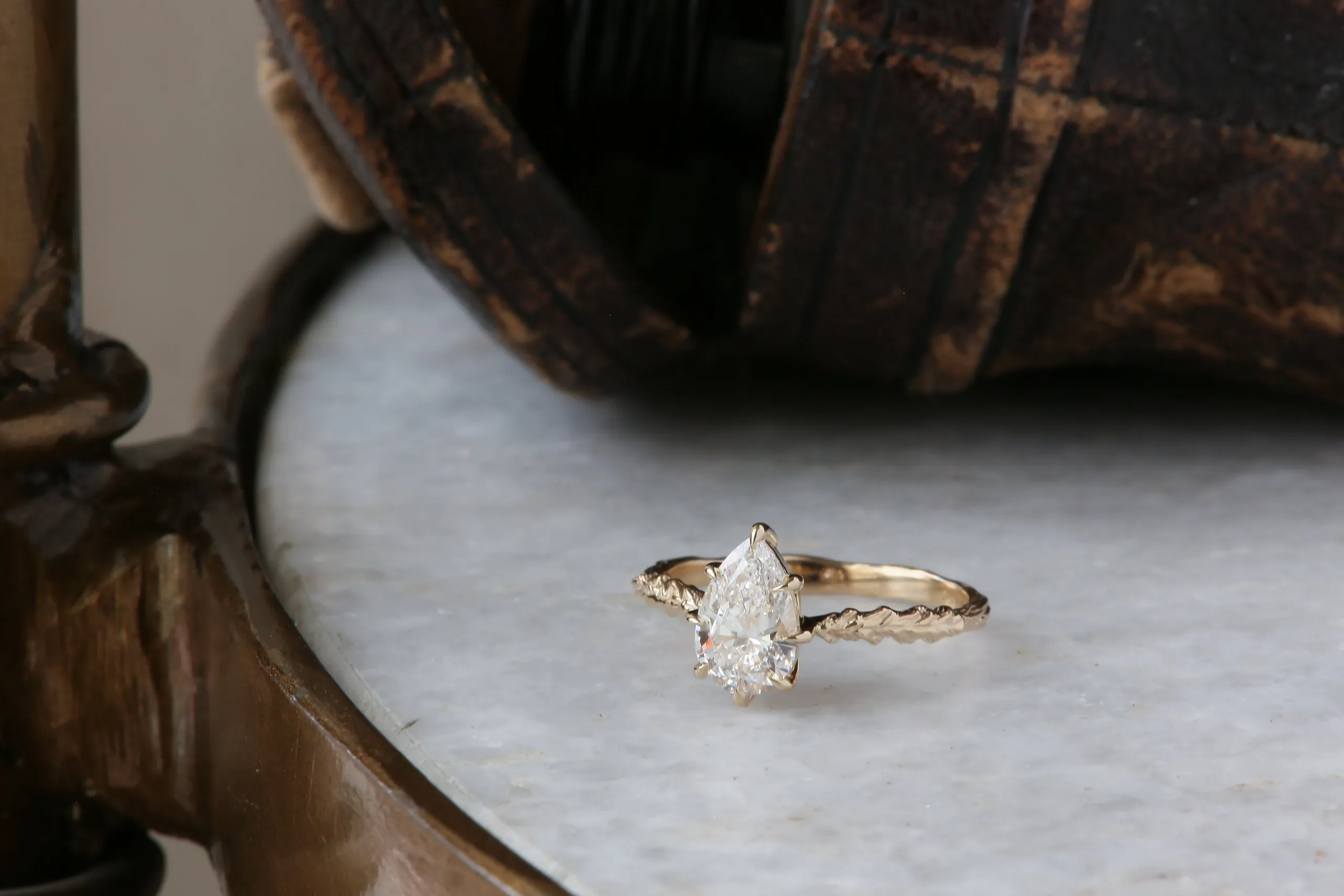 The Wyvern Heirloom Setting - Solitaire Engagement Ring Setting