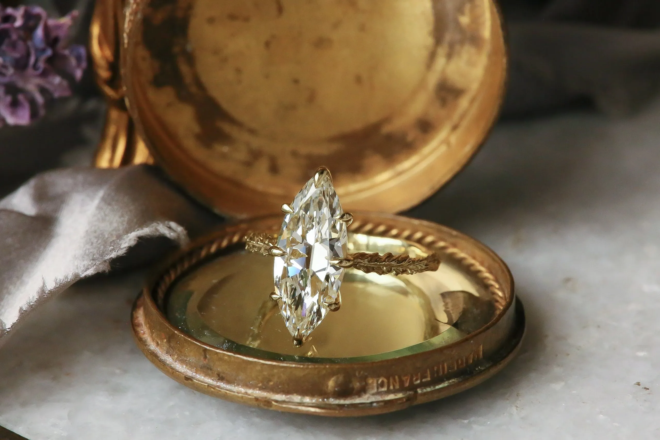 The Wyvern Heirloom Setting - Solitaire Engagement Ring Setting