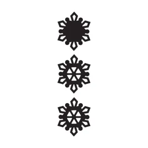 Totem Trio - Cool Flakes ❄️  3 Pair Set