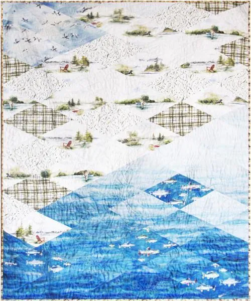 Trackside Quilting On the Lake Shore Traditional Quilt Kit