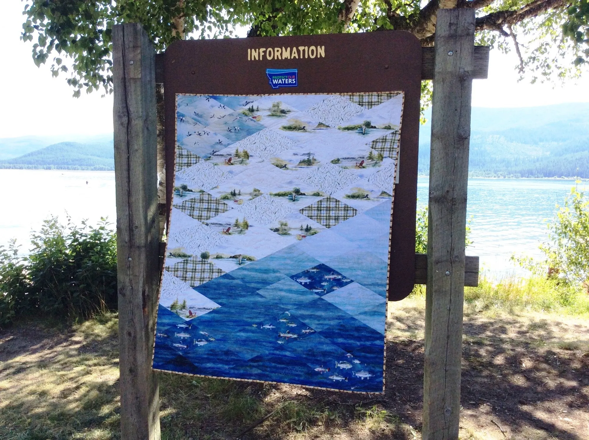 Trackside Quilting On the Lake Shore Traditional Quilt Kit