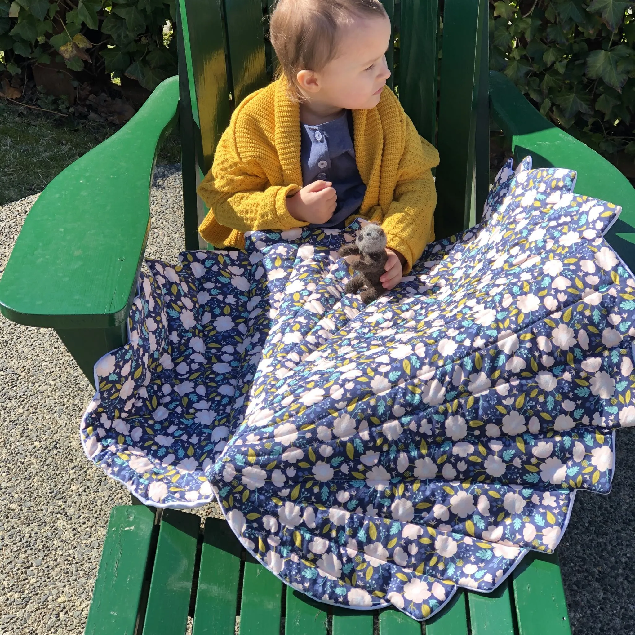 Tropical Leaf Blankets Sewing Patterns ~ 6 leaf shapes in larger sizes