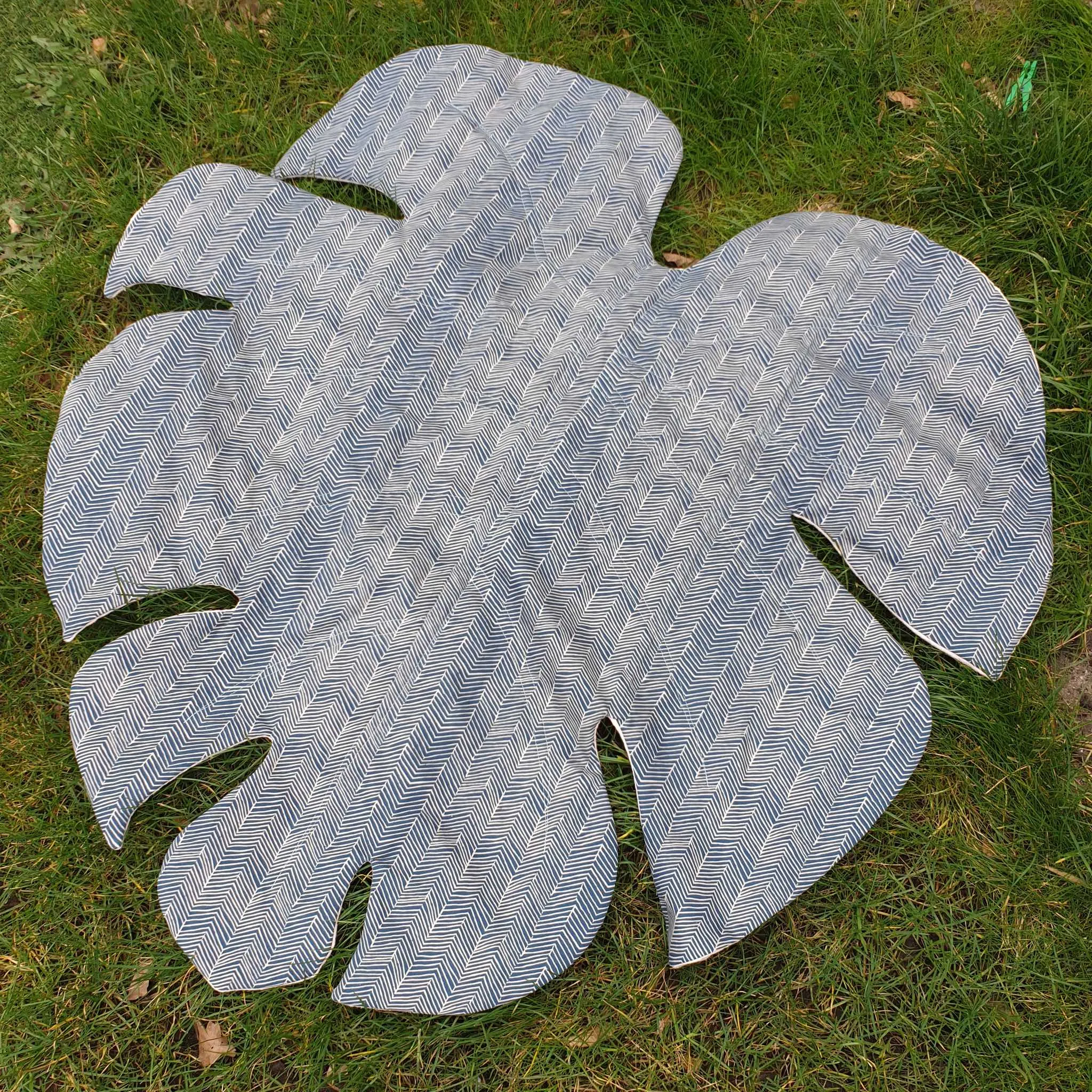 Tropical Leaf Blankets Sewing Patterns ~ 6 leaf shapes in larger sizes