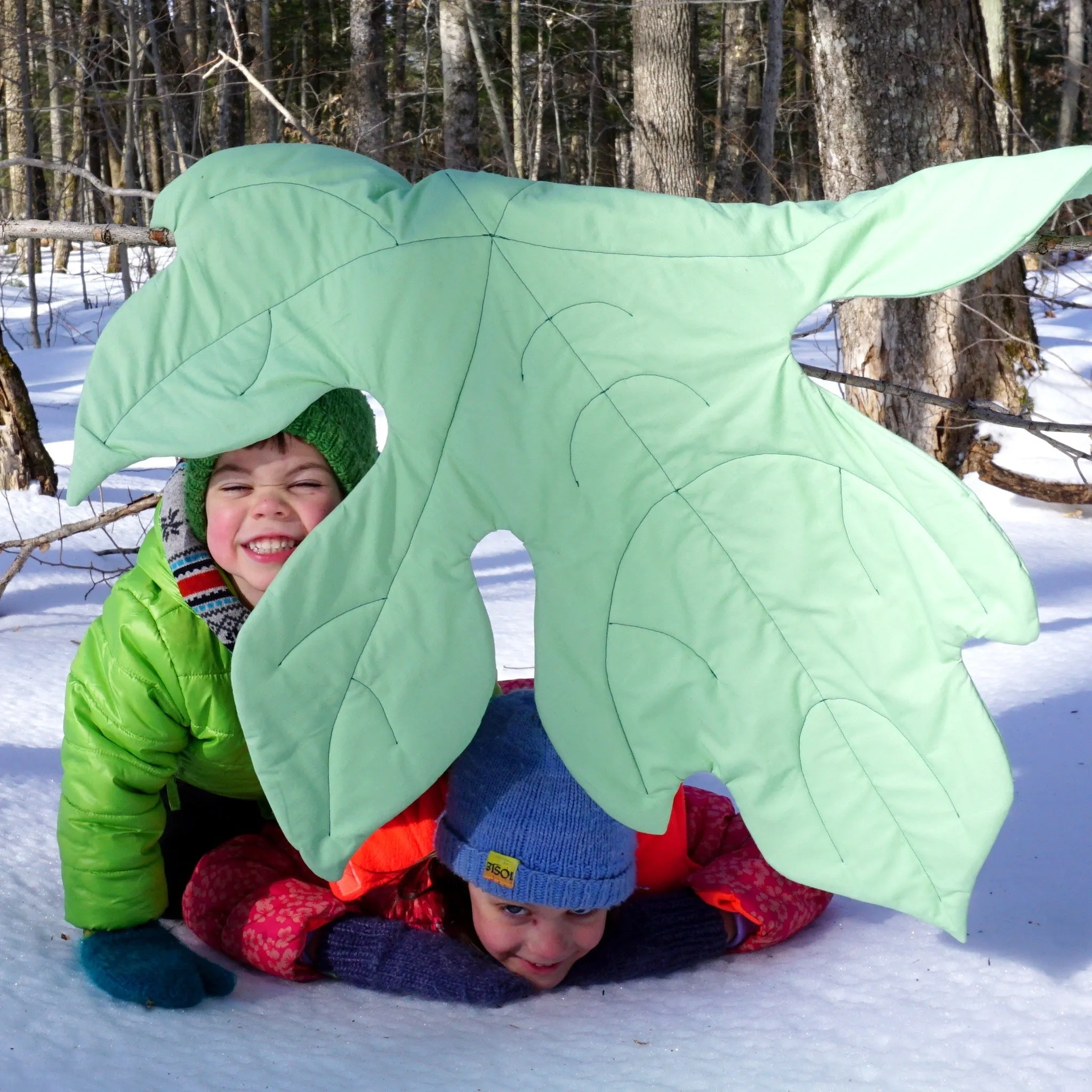 Tropical Leaf Blankets Sewing Patterns ~ 6 leaf shapes in larger sizes
