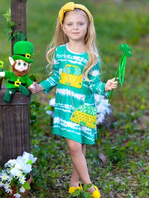 Truck Full Of Luck Tie-Dye Dress 3 Piece Set