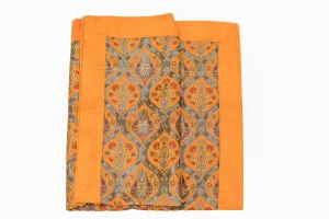Turkish-Ottoman Orange Bed Cover