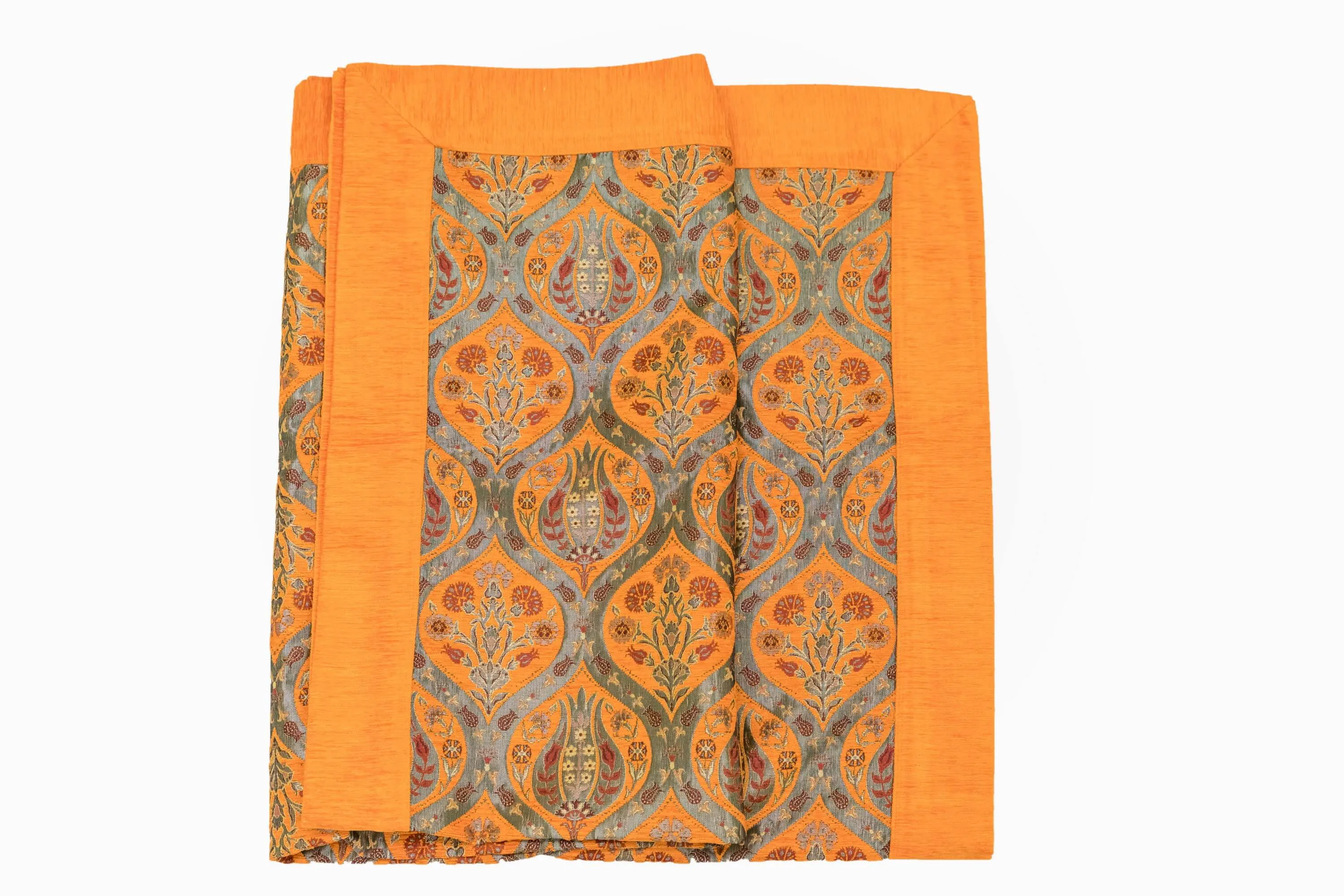 Turkish-Ottoman Orange Bed Cover