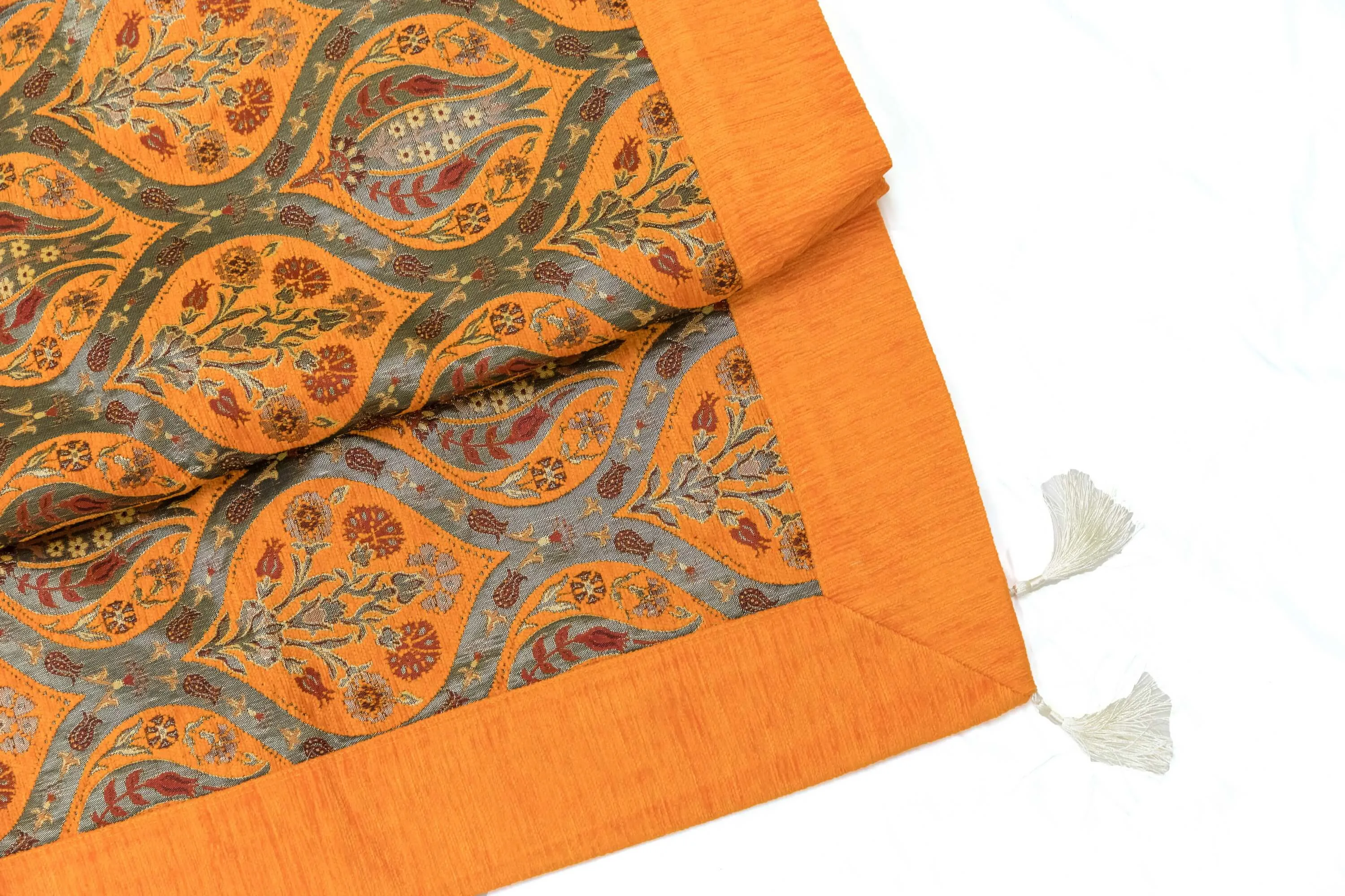 Turkish-Ottoman Orange Bed Cover
