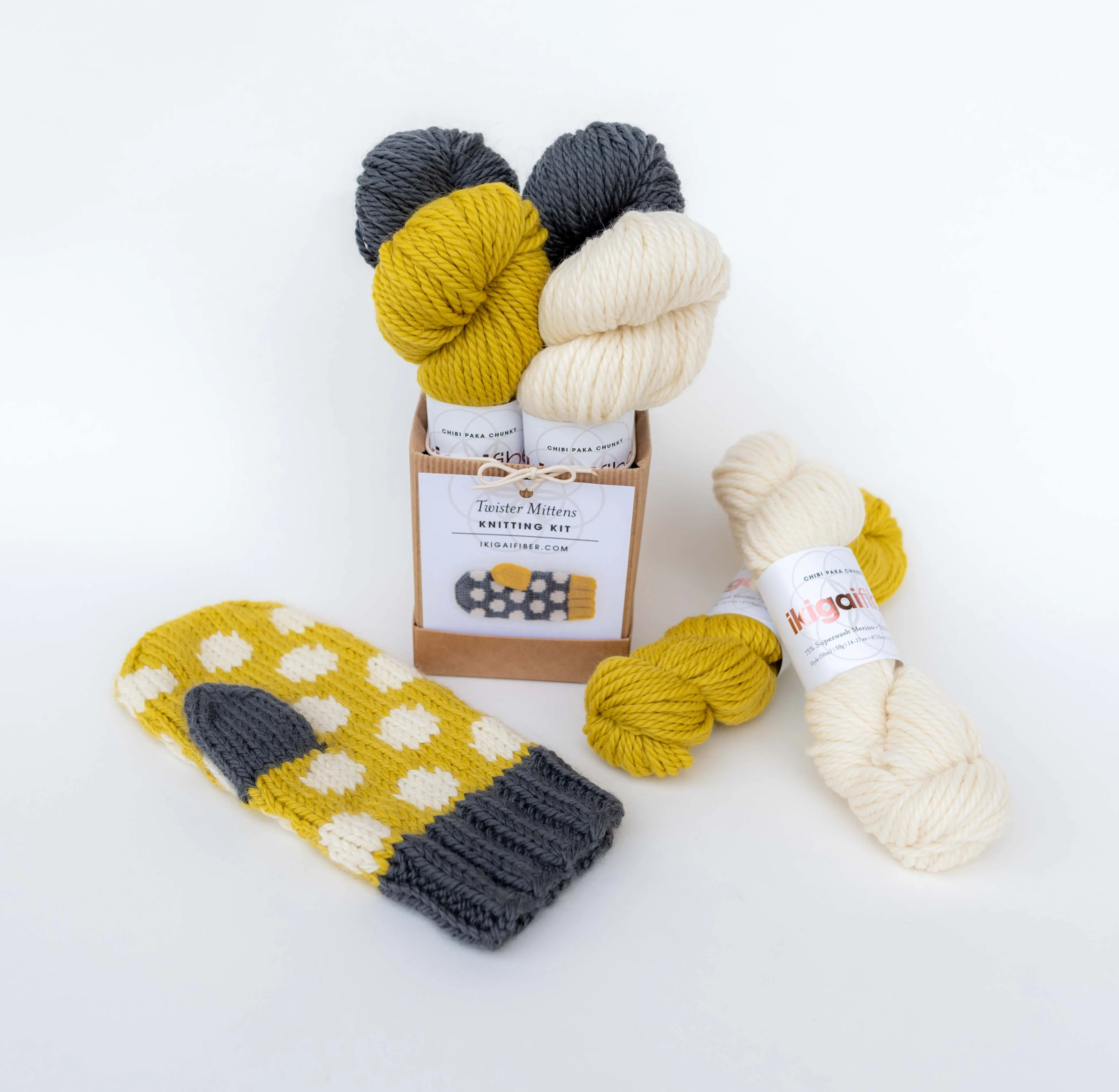 Twister "Match" Mitten Knitting Kit
