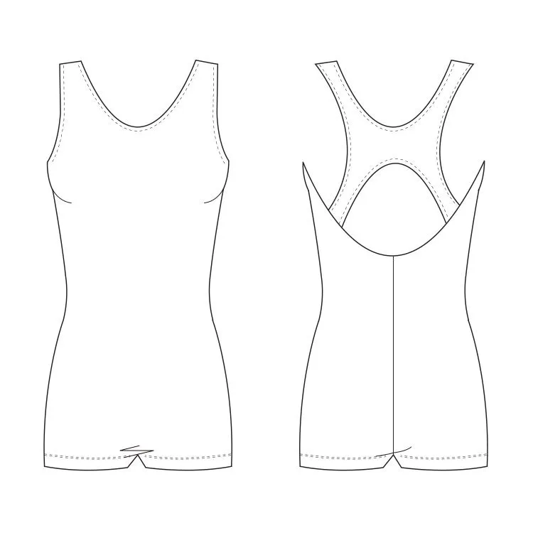 U3456G - Bloch Toni Cut Out Girls Tomboy
