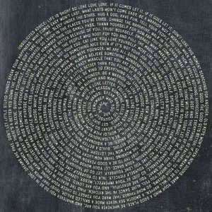 Unsolicited Advice Art Print in Cream on Charcoal