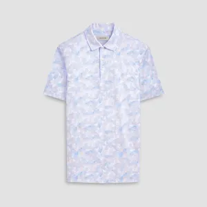 Victor Leaf Print OoohCotton Polo