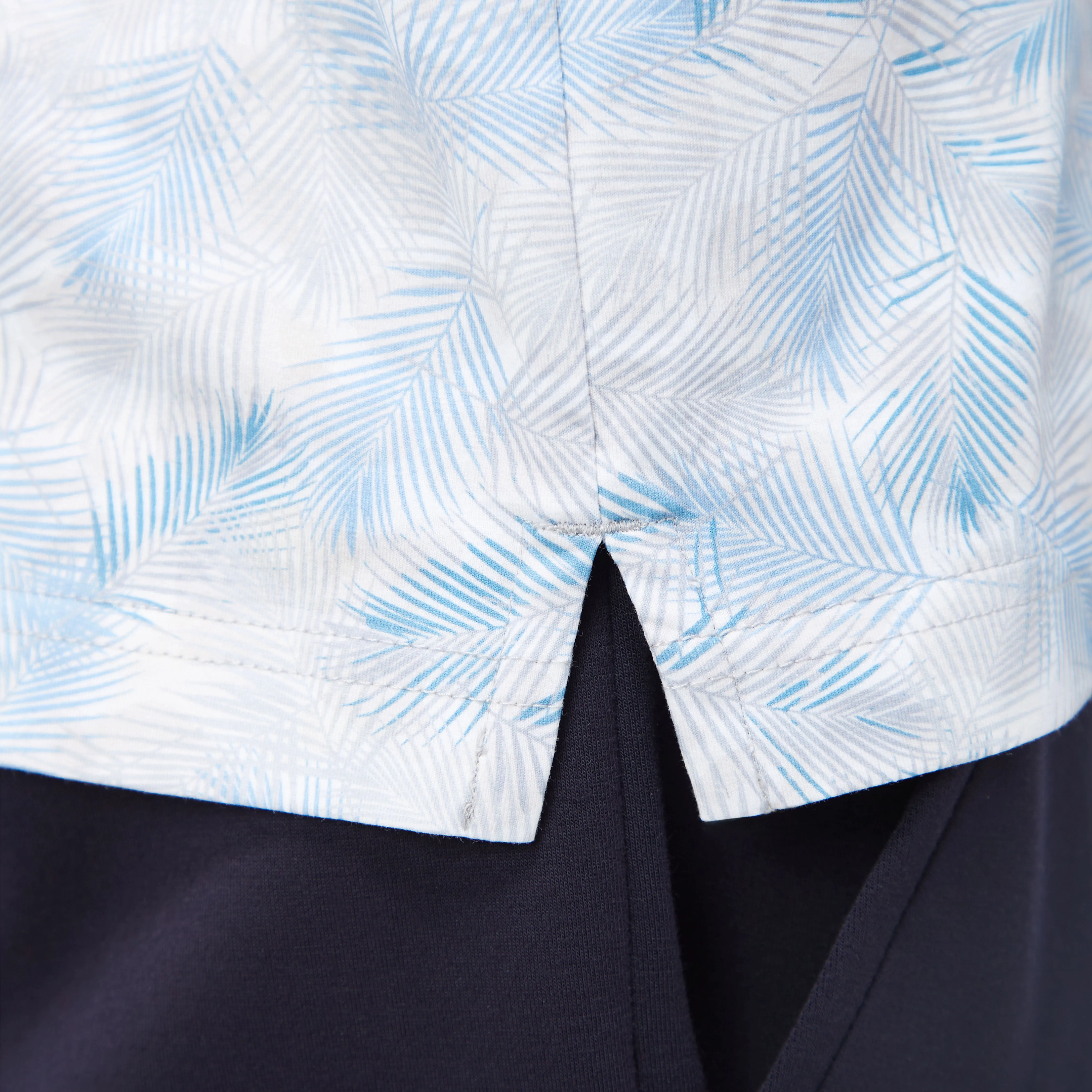 Victor Leaf Print OoohCotton Polo