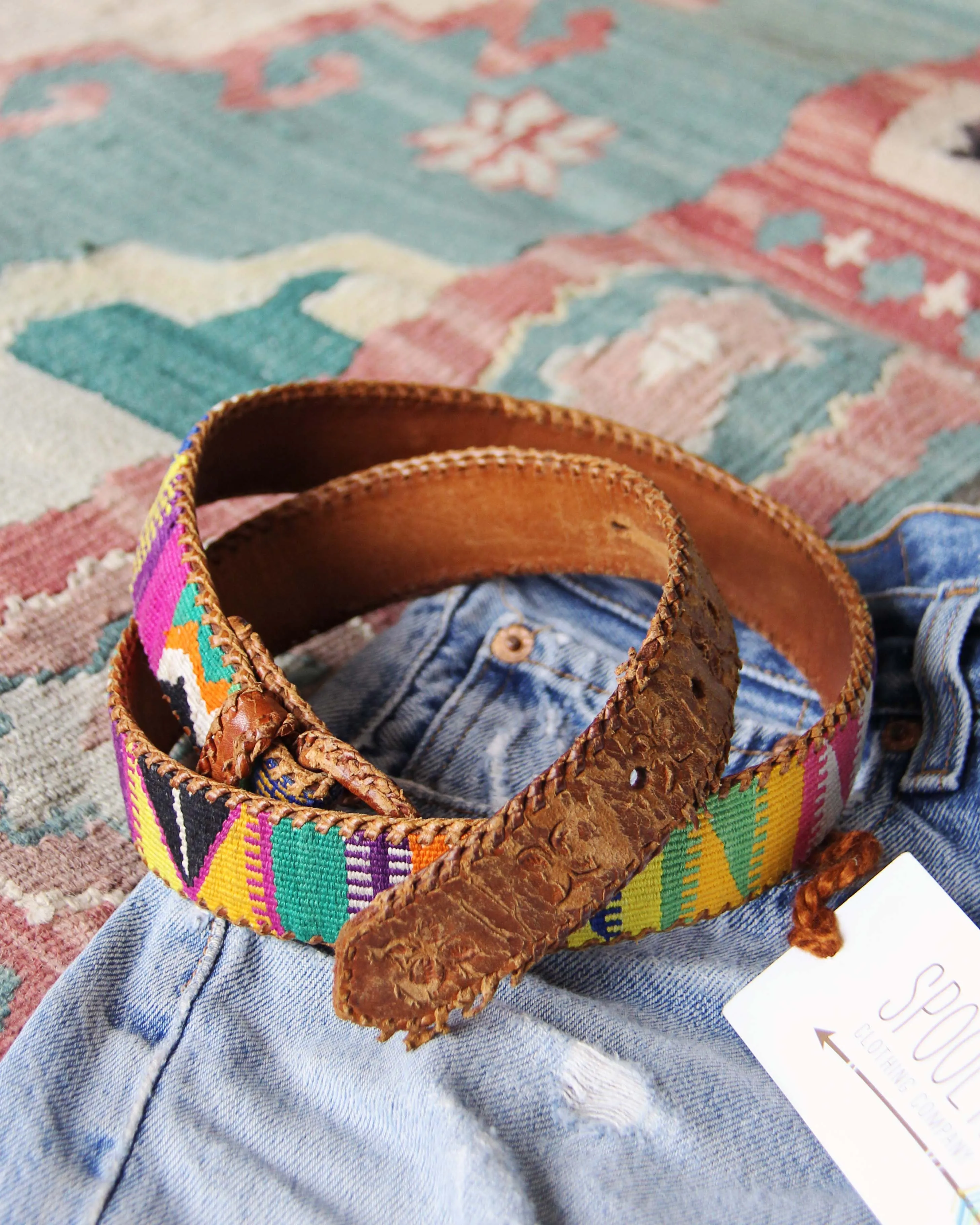 Vintage 70's Tapestry Belt