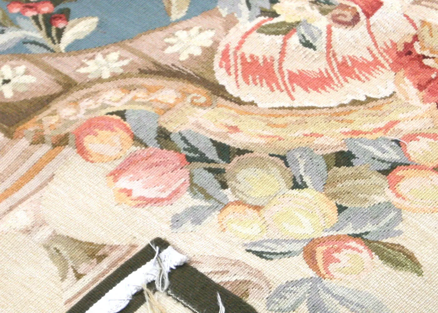 Vintage French Aubusson Tapestry - 4'2" x 10'3"