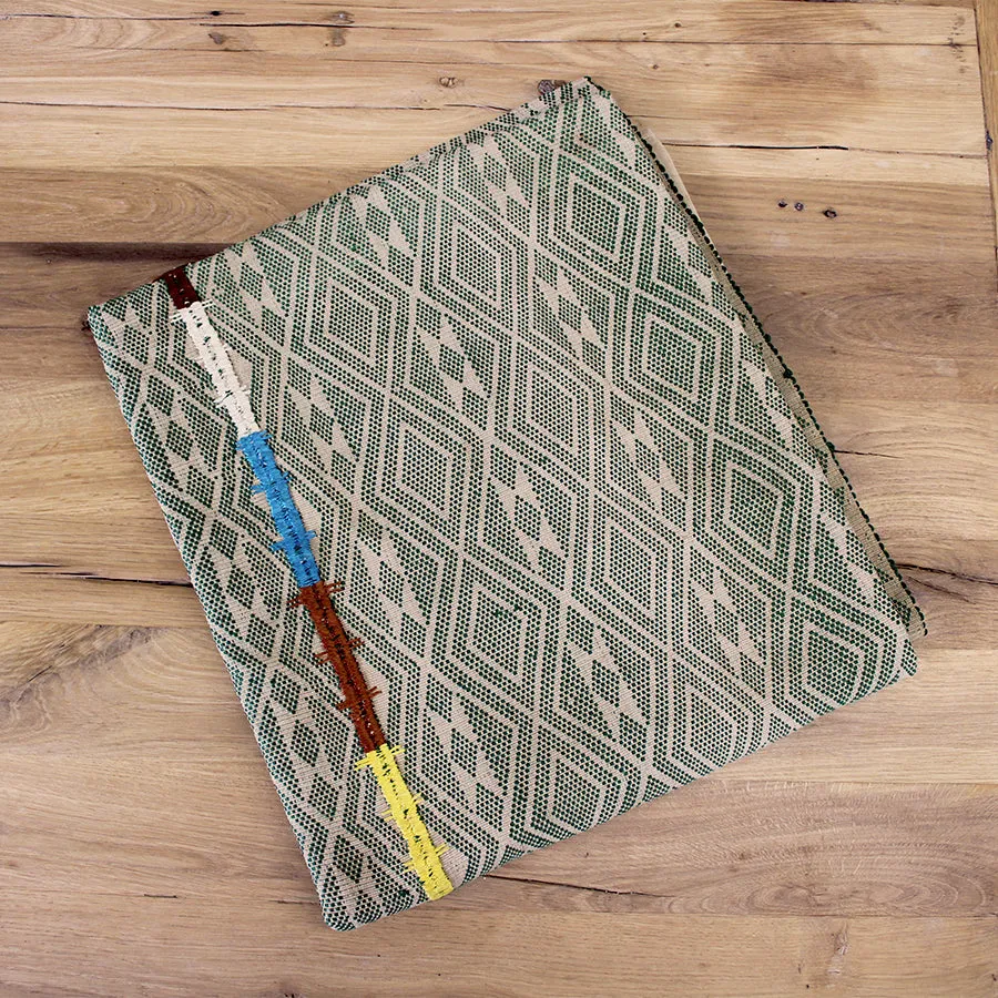 Vintage Textile - Royal Green African