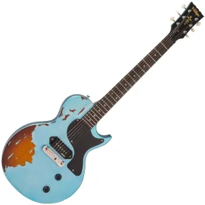 Vintage V120MR Icon, Distressed Gun Hill Blue On Sunburst