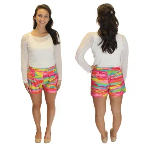 Virginia Shorts - Multi Color Print