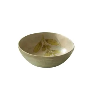 Wisteria Yellow Salad Bowl