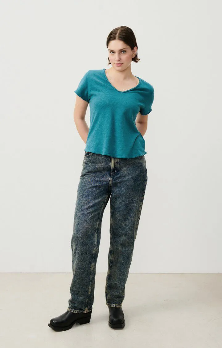 WOMEN'S T-SHIRT SS SONOMA - VINTAGE PETROL