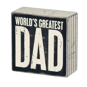 WORLD’S GREATEST DAD BOX SIGN