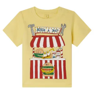 Yellow Build a Bap Short Sleeve Top