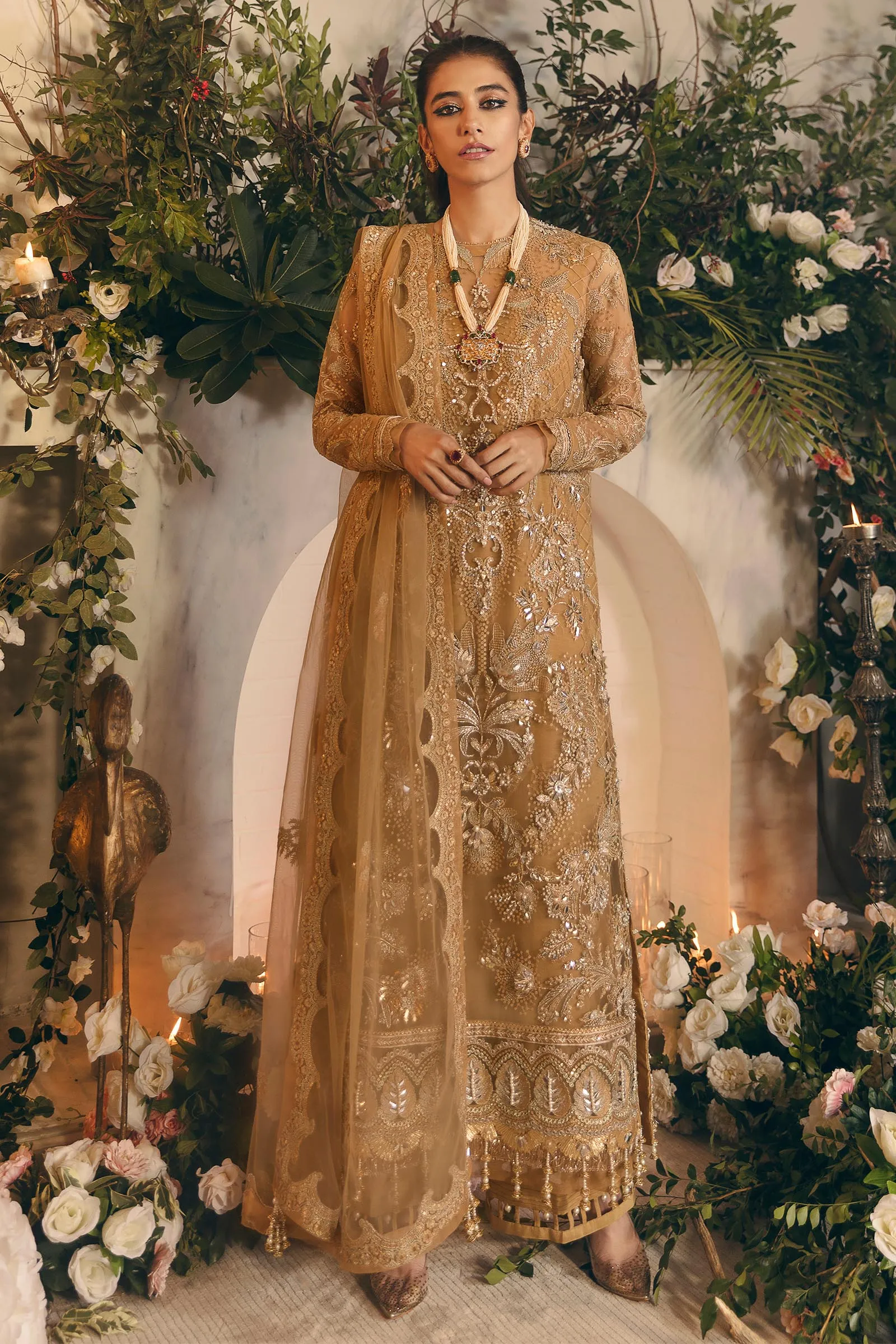 ZARIN (ZRW-20586) | Zaha Gossamer RTW Collection 2022 | Stitched Embellished Suits